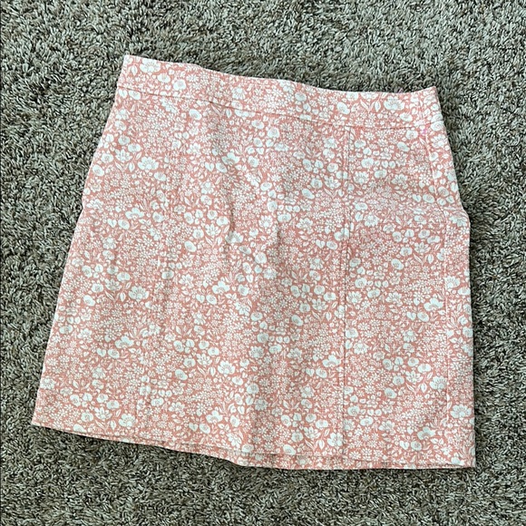 LOFT Dresses & Skirts - LOFT Pink and White A-Line Mini Skirt for Casual Occasions